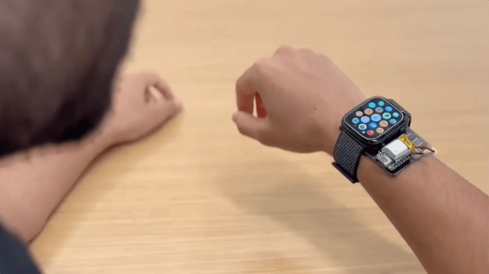 EITWatch smartwatch-integrated planar EIT gesture sensing prototype